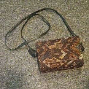 Elegant Brown Patterned Women's Bag